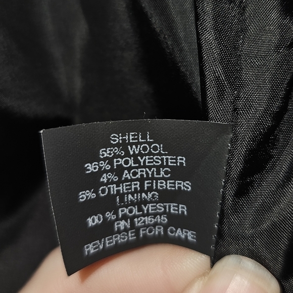 London Fog wool coat with matching scarf 1x excellent condition - Picture 9 of 9